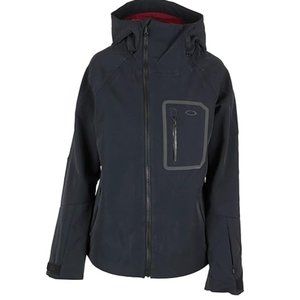 Oakley Soft Shell Jacket 10k Performance Fit Black Merlot Lined SZ Medium NWT